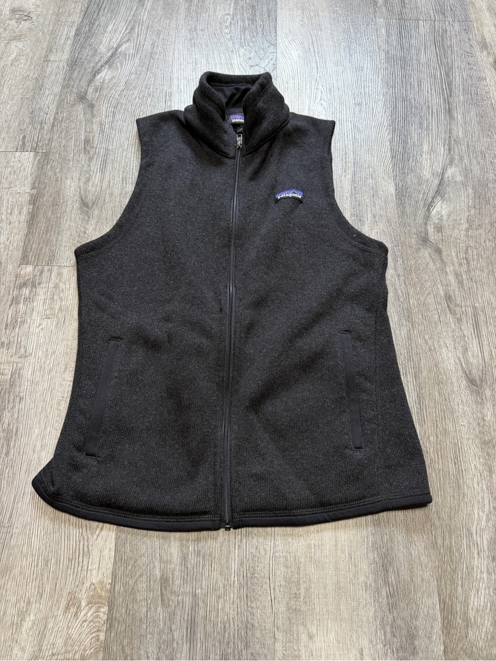 Patagonia Women's Black Full-Zip Fleece Vest